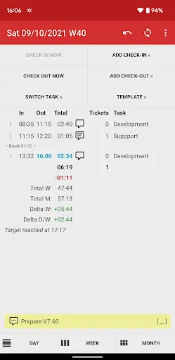 Time Recording Pro screenshot 1