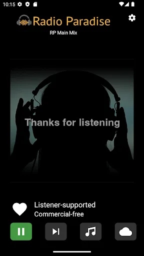 Radio Paradise screenshot 1