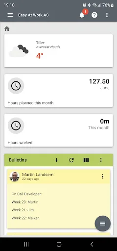easy@work screenshot 1