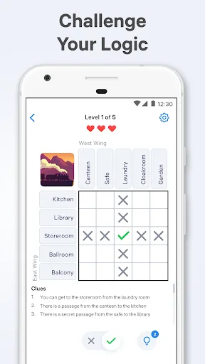 Logic Puzzles - Brain Riddles screenshot 1