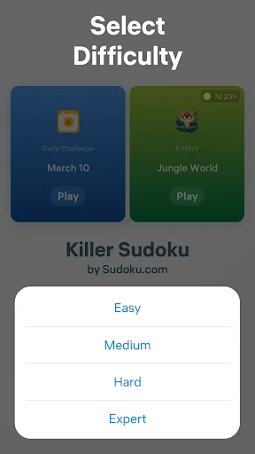 Killer Sudoku by Sudoku.com screenshot 5