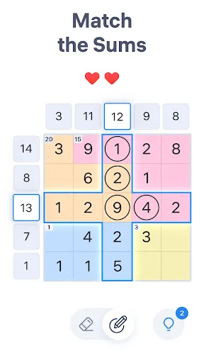 Number Sums - Numbers Game screenshot 1