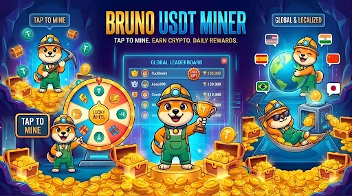 Bruno USDT Miner: Earn Crypto screenshot 1
