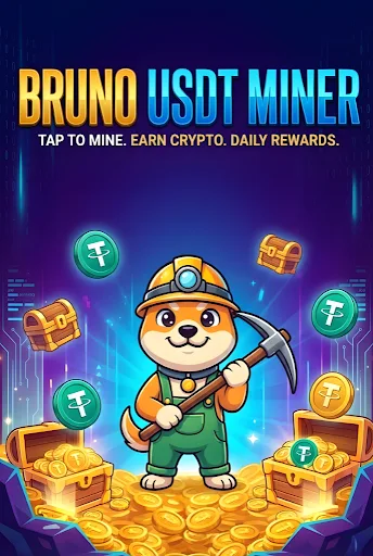 Bruno USDT Miner: Earn Crypto screenshot 2