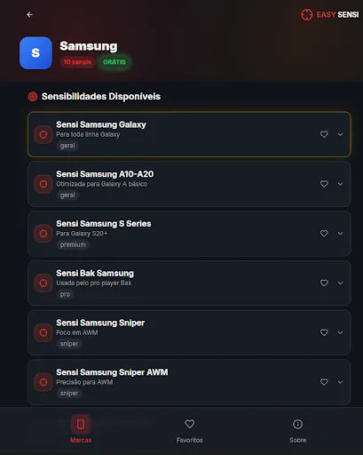 Easy Sensi screenshot 5