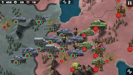 World Conqueror 4-WW2 Strategy screenshot 1