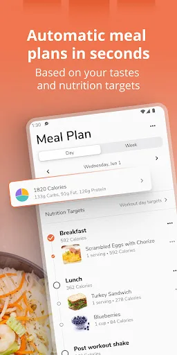 Eat This Much - Meal Planner screenshot 1