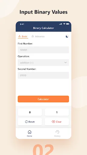 Binary Calculator screenshot 2