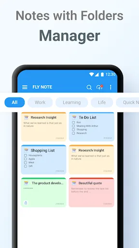 Notes, Notepad - FlyNote screenshot 3
