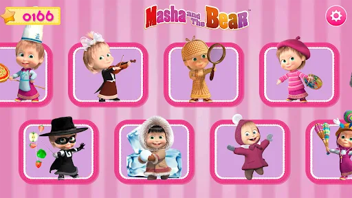 Masha and the Bear Mini Games screenshot 1