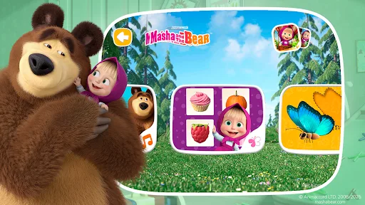 Masha y el Oso Juego Educativo screenshot 2