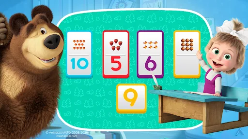 Masha y el Oso Juego Educativo screenshot 3