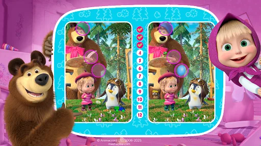 Masha y el Oso Juego Educativo screenshot 4