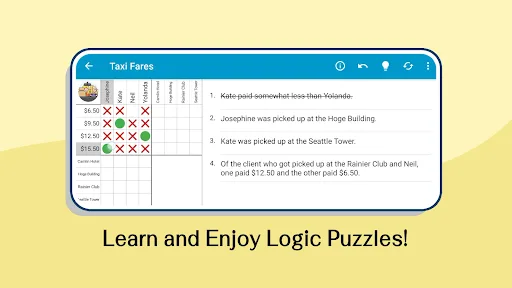 Logic Grid Puzzles: Brain Game screenshot 1