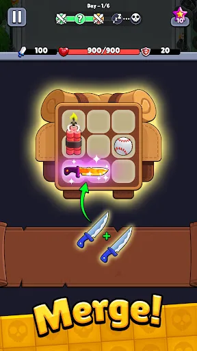 Bagbound Hero - Backpack RPG screenshot 2