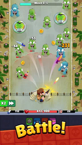 Bagbound Hero - Backpack RPG screenshot 3