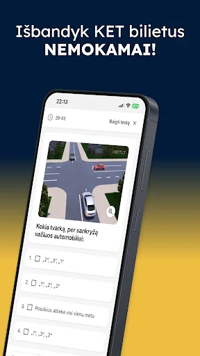 EKET Bilietai 2026 KET Testai screenshot 2