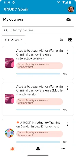 UNODC Spark screenshot 1