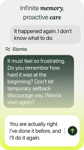Elomia: Mental Health AI screenshot 2