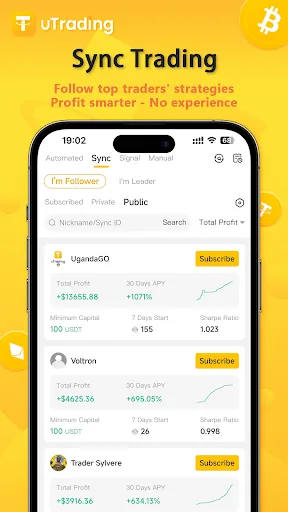 uTrading - Copy Trading Bot screenshot 3