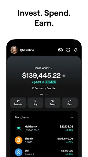xPortal: Crypto & DeFi Wallet screenshot 1