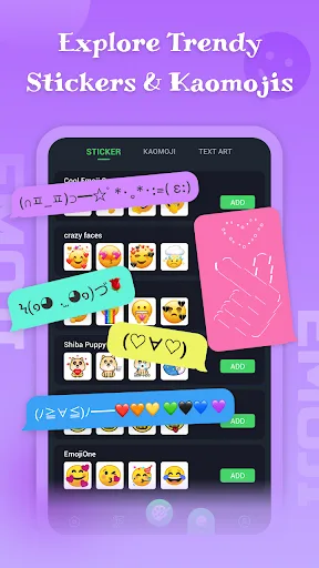 Emoji keyboard - Themes, Fonts screenshot 2