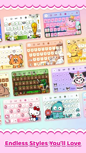 Cute Keyboard: Sounds & Emojis screenshot 2