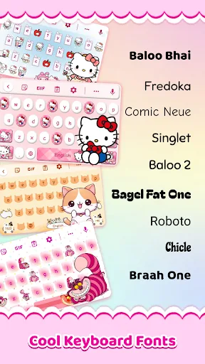 Cute Keyboard: Sounds & Emojis screenshot 3