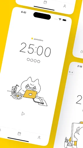 Pomocat - Cute Pomodoro Timer screenshot 2