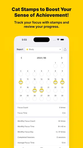 Pomocat - Cute Pomodoro Timer screenshot 4