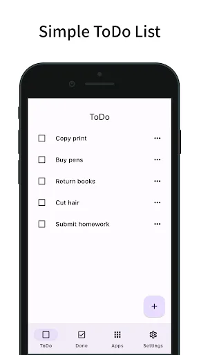 ToDo: Simple ToDo List screenshot 1