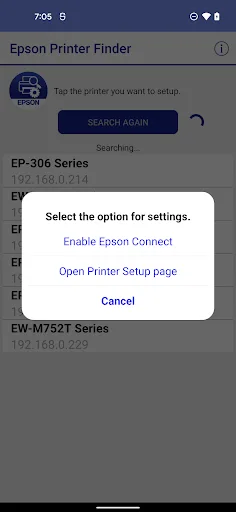 Epson Printer Finder screenshot 2