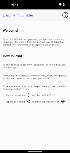 Epson Print Enabler screenshot 1