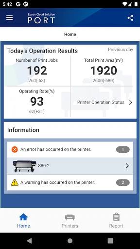 Epson Cloud Solution PORT screenshot 1