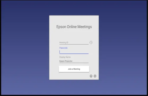 Epson Online Meetings screenshot 5