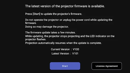 Epson Projector Update screenshot 2