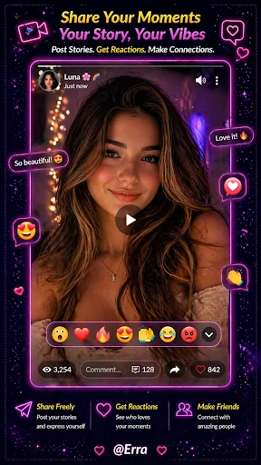 Erra – Chat, Stream & Meet screenshot 2