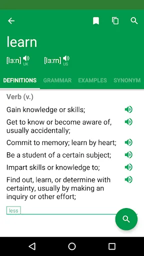 Erudite Dictionary Translator screenshot 3