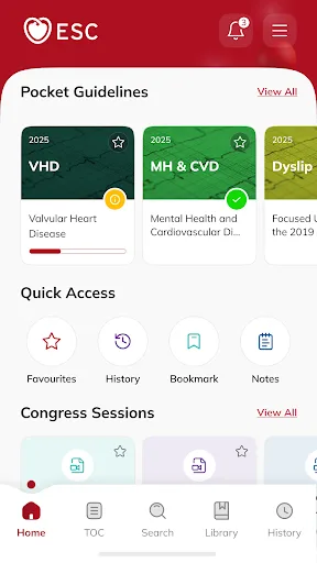 ESC Pocket Guidelines screenshot 4