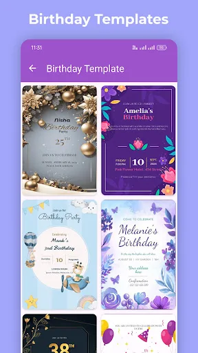Birthday Invitation Card Maker screenshot 2