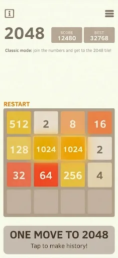 2048 Classic Puzzle screenshot 3