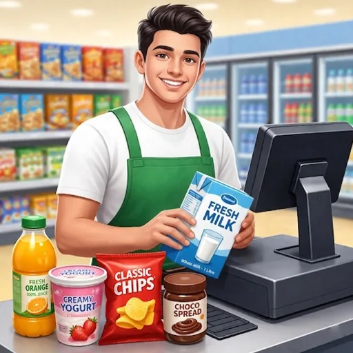 Supermarket Simulator Game 3d