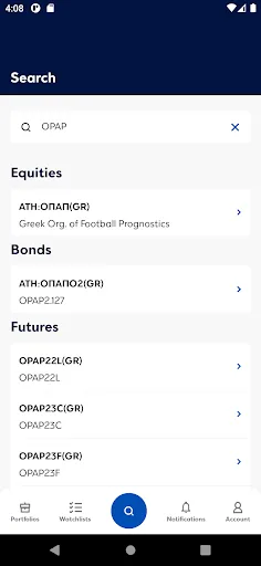 Eurobank Trader App screenshot 2
