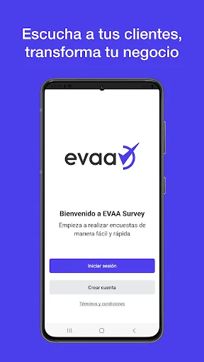 EVAA Survey screenshot 1