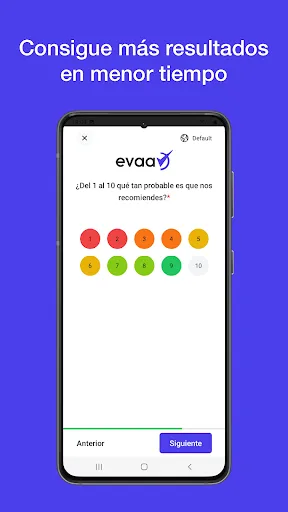 EVAA Survey screenshot 3