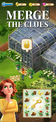 Merge Mansion: Puzzles & Story screenshot 2