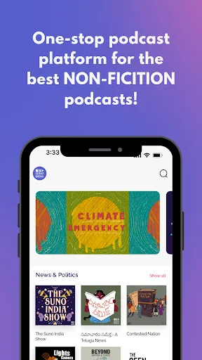 Suno India: Nonfiction podcast screenshot 1