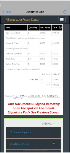 Estimate and Invoice Maker screenshot 4