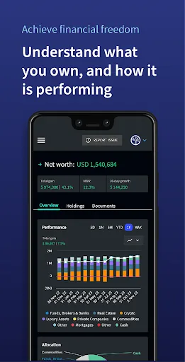 Exirio: Portfolio Tracker screenshot 1