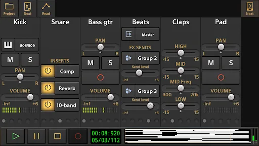 Audio Evolution Mobile Studio screenshot 2